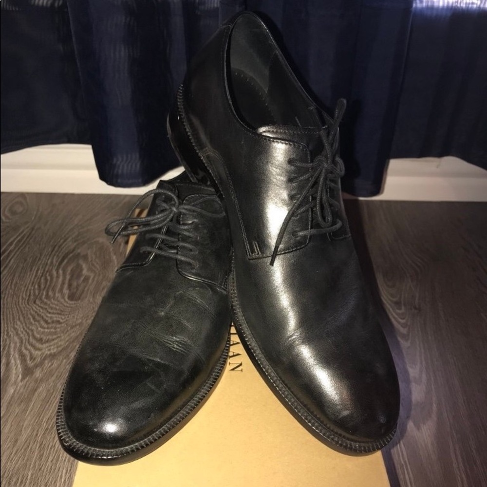 Black men’s dress shoe